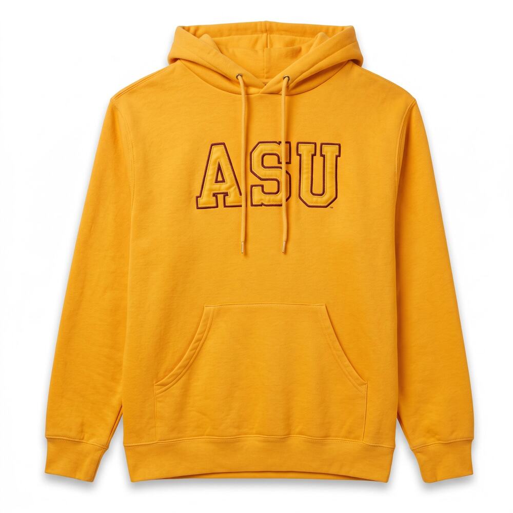 Vintage ASU Arizona State University Yellow Hoodie Jansport 90s Y2K Men's Small